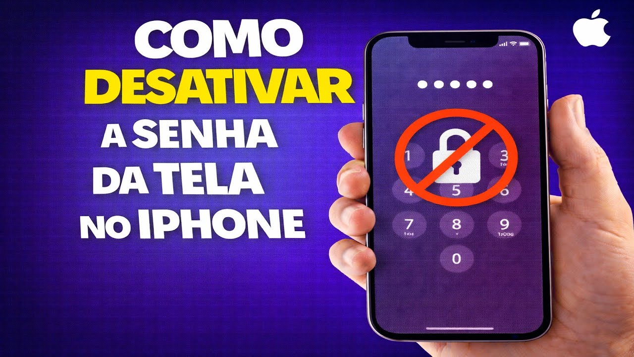 COMO DESATIVAR A SENHA DA TELA NO IPHONE