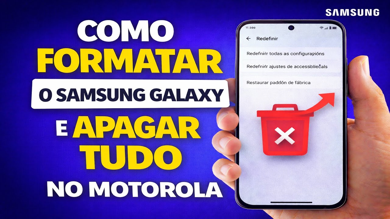 COMO FORMATAR O SAMSUNG GALAXY E APAGAR TUDO