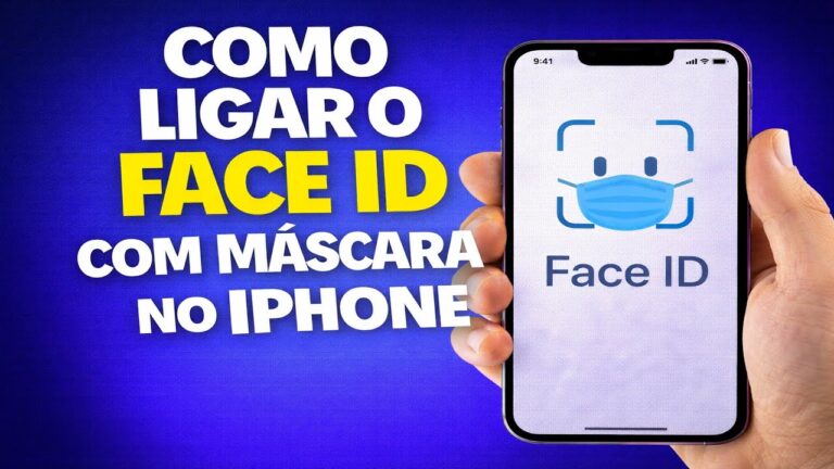 COMO LIGAR O FACE ID COM MÁSCARA NO IPHONE