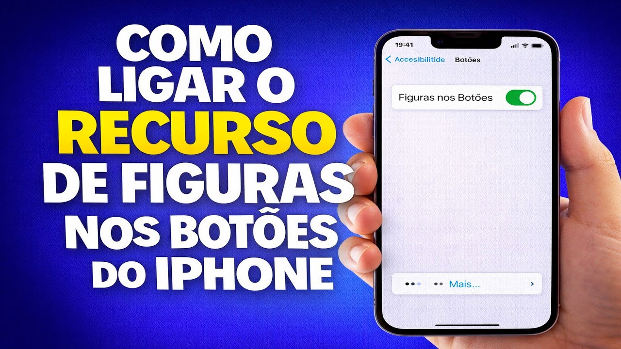 COMO LIGAR O RECURSO DE FIGURAS NOS BOTÕES DO IPHONE
