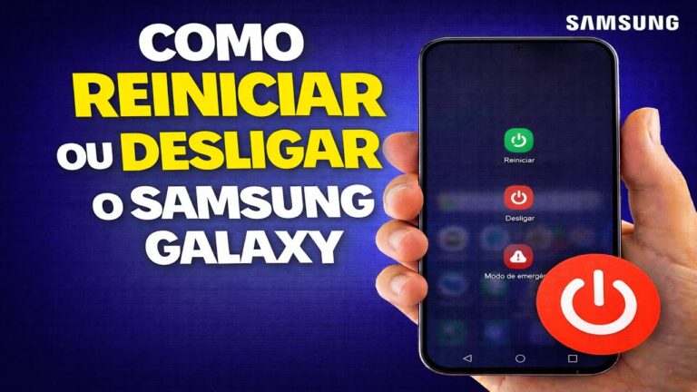 COMO REINICIAR OU DESLIGAR O SAMSUNG GALAXY