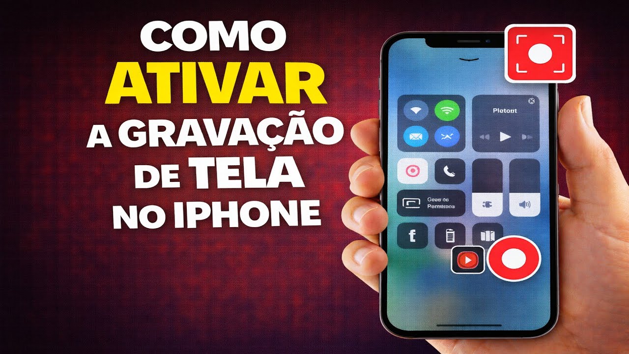 COMO ATIVAR A GRAVAÇÃO DE TELA NO IPHONE