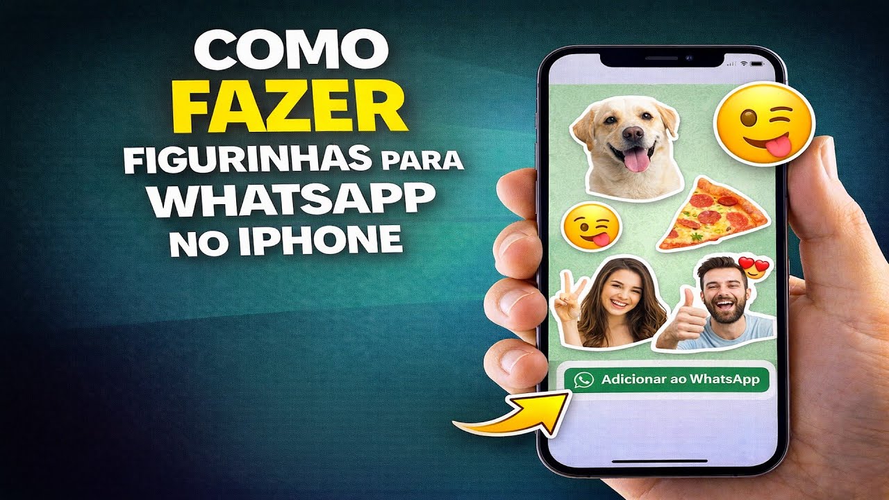 COMO FAZER FIGURINHAS PARA WHATSAPP NO IPHONE RAPIDAMENTE