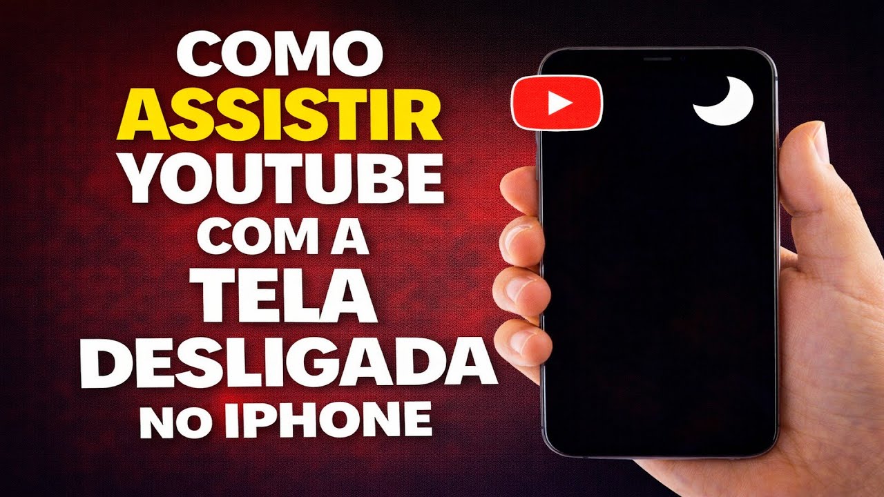 COMO ASSISTIR YOUTUBE COM A TELA DESLIGADA NO IPHONE