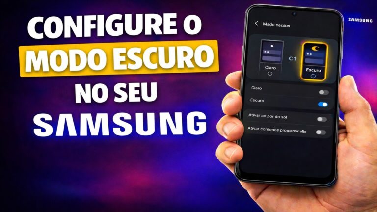 CONFIGURE O MODO ESCURO NO SEU SAMSUNG