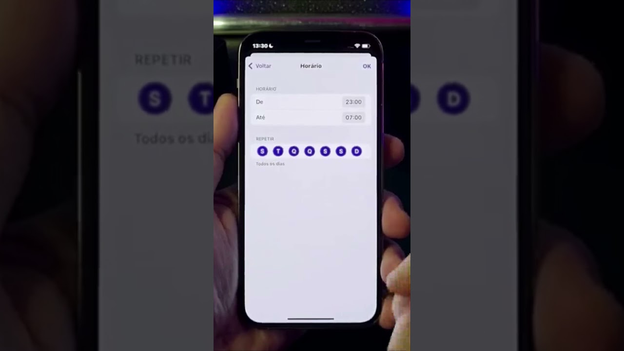 ATIVE O MODO NÃO PERTURBE NO SEU IPHONE #Shorts
