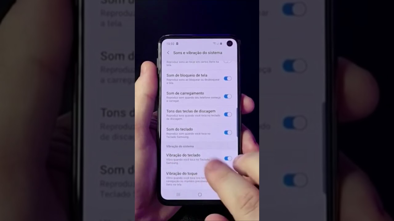CONTROLE AS VIBRAÇÕES DO SEU SAMSUNG FACILMENTE #Shorts