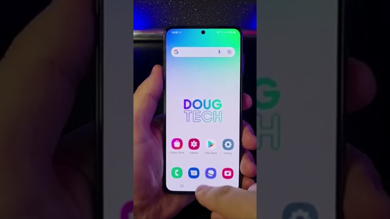 ATIVE OU DESATIVE A TELA LATERAL DO GOOGLE NO SAMSUNG #Shorts