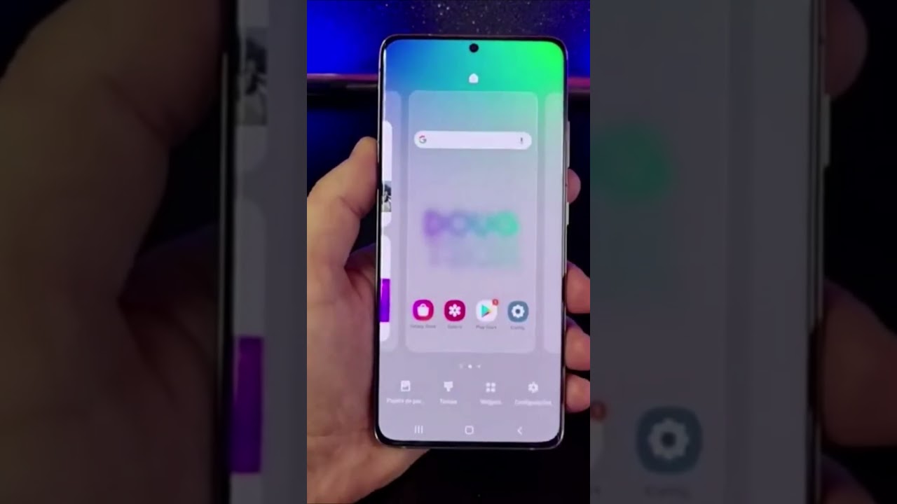 Remova a tela lateral do Samsung Free e organize sua tela inicial #Shorts