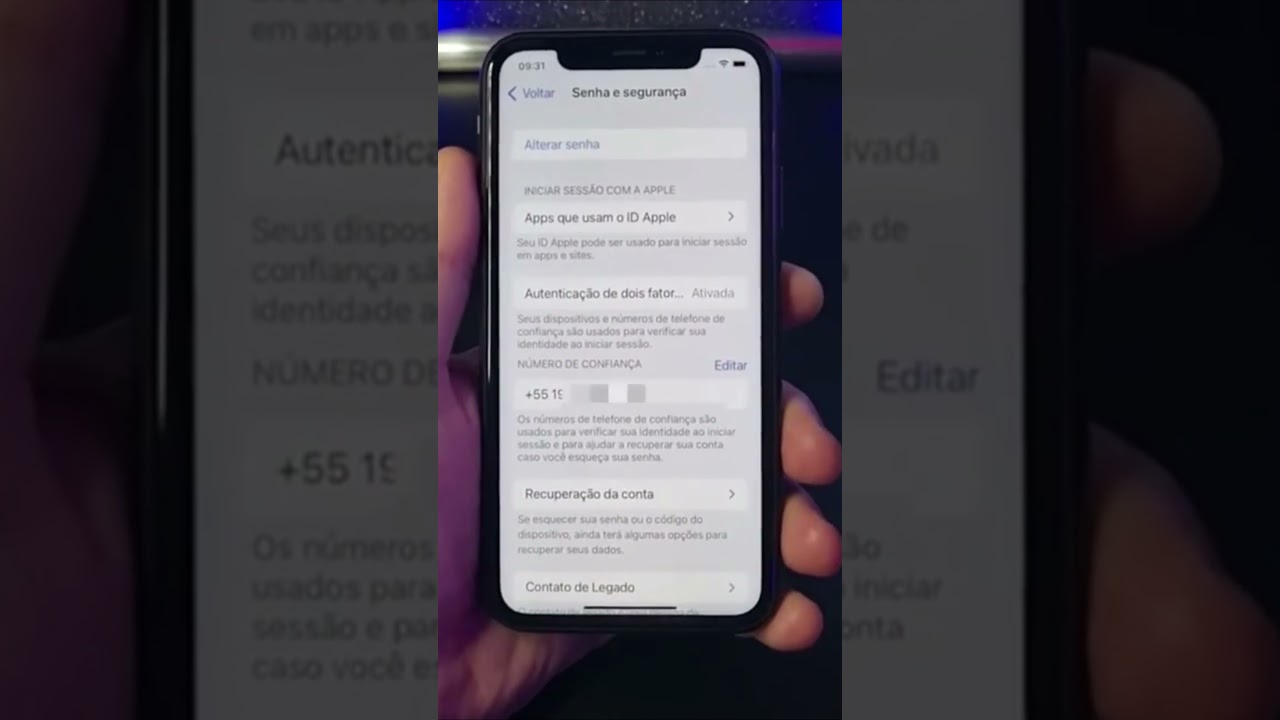 ATUALIZE O NÚMERO DA AUTENTICAÇÃO NO ICLOUD #Shorts