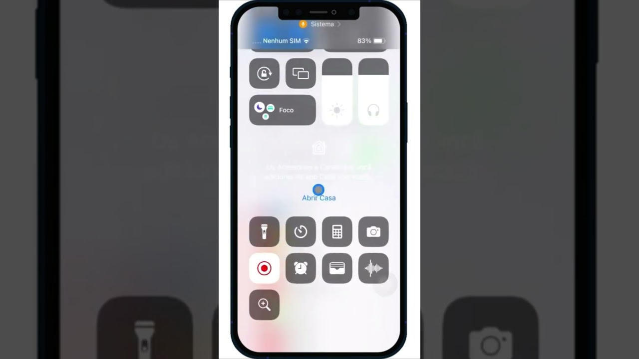 COMO ADICIONAR NOVOS ATALHOS NA CENTRAL DO IPHONE #Shorts