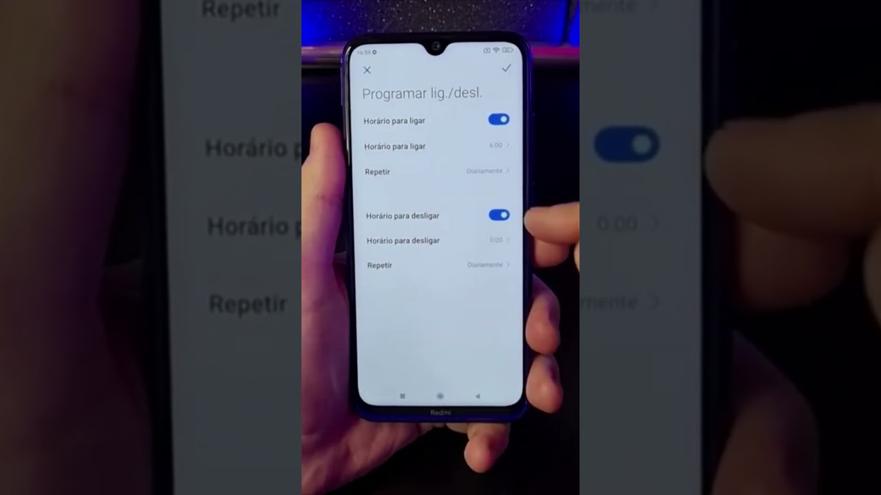 COMO AGENDAR LIGAR E DESLIGAR NO XIAOMI #Shorts