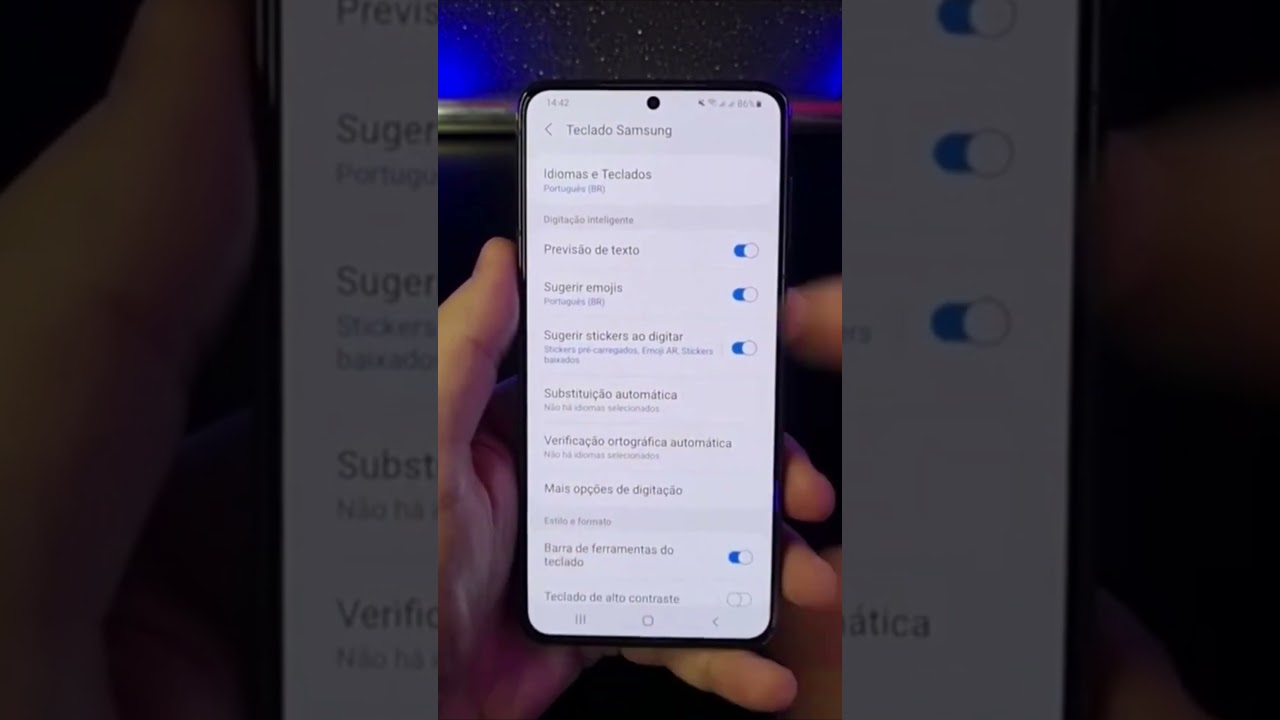 COMO ATIVAR OU DESATIVAR O CORRETOR AUTOMÁTICO NO SAMSUNG #Shorts