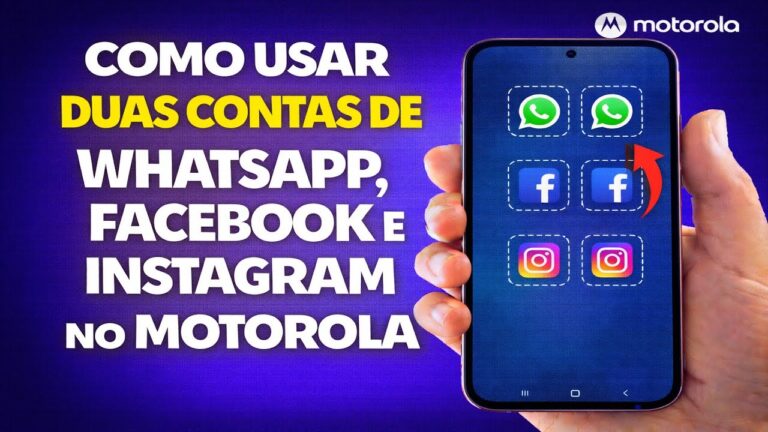 COMO USAR DUAS CONTAS DE WHATSAPP, FACEBOOK E INSTAGRAM NO MOTOROLA
