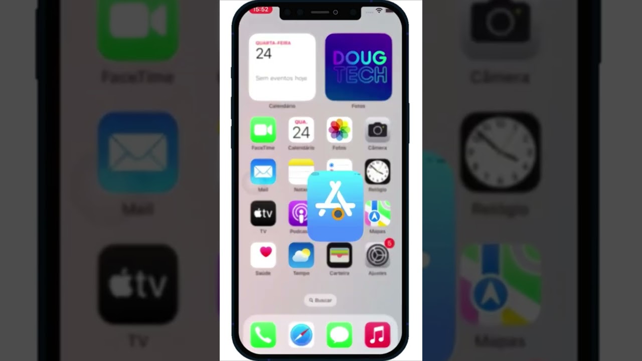 COMO ATIVAR O MODO DE UMA MÃO NO IPHONE #Shorts