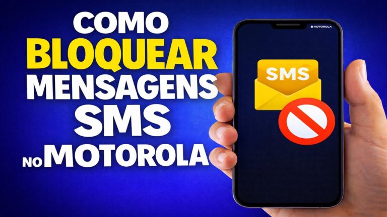 COMO BLOQUEAR MENSAGENS SMS NO MOTOROLA