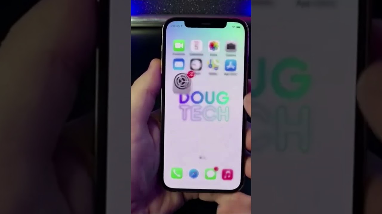 COMO AJUSTAR O TAMANHO DAS LETRAS NO SEU IPHONE #Shorts