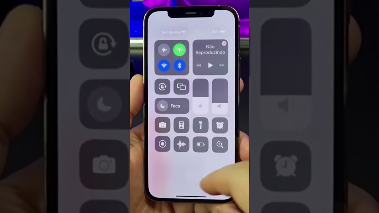 COMO ORGANIZAR ATALHOS NA CENTRAL DE CONTROLE DO IPHONE #Shorts
