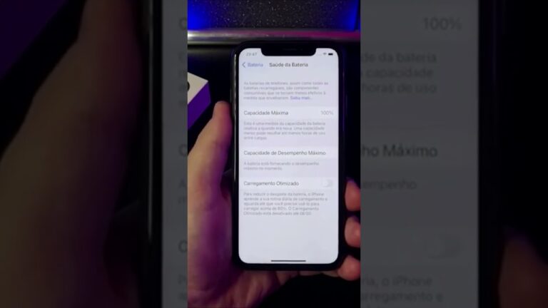 CONFIRA O ESTADO DA BATERIA DO SEU IPHONE #Shorts