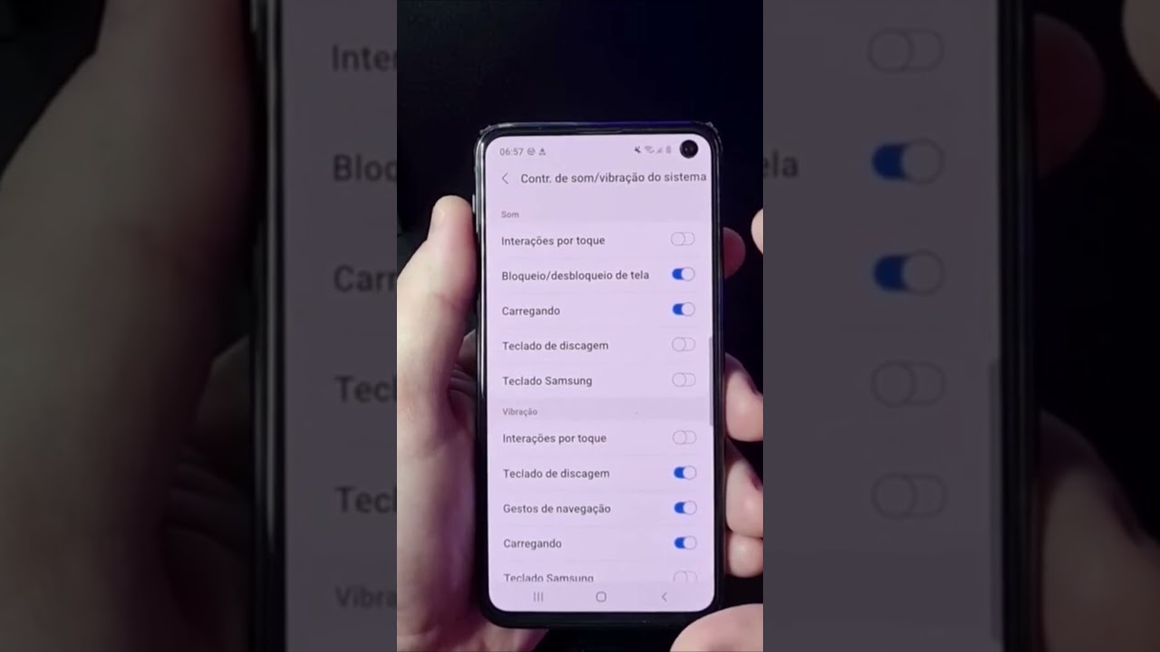 COMO PARAR SOM E VIBRAÇÃO DO TECLADO NO SAMSUNG #Shorts