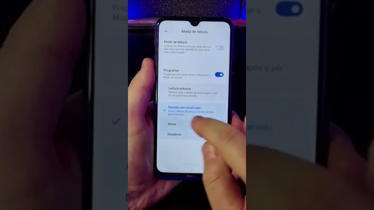 MODIFIQUE A TEMPERATURA DE COR DA TELA NO XIAOMI #Shorts