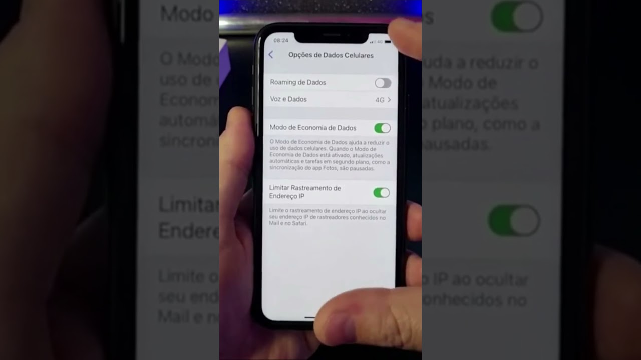 REDUZA O CONSUMO DE DADOS MÓVEIS NO IPHONE #Shorts