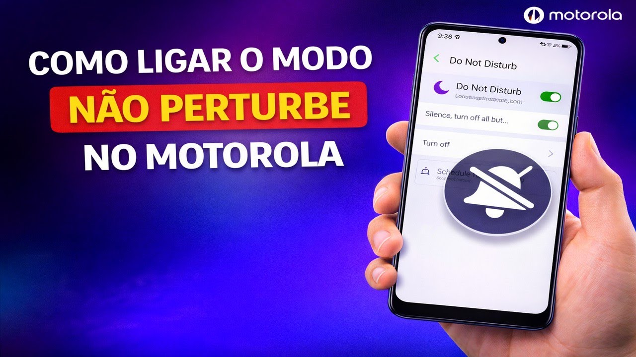 COMO LIGAR O MODO NÃO PERTURBE NO MOTOROLA