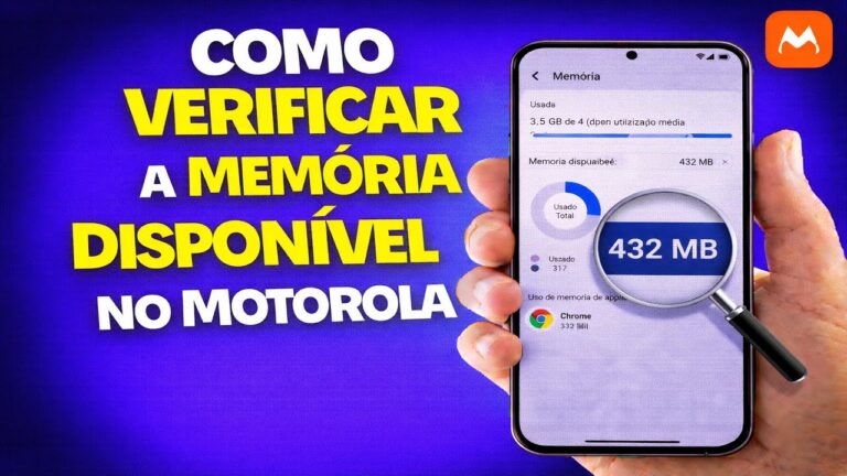 COMO VERIFICAR A MEMÓRIA DISPONÍVEL NO MOTOROLA