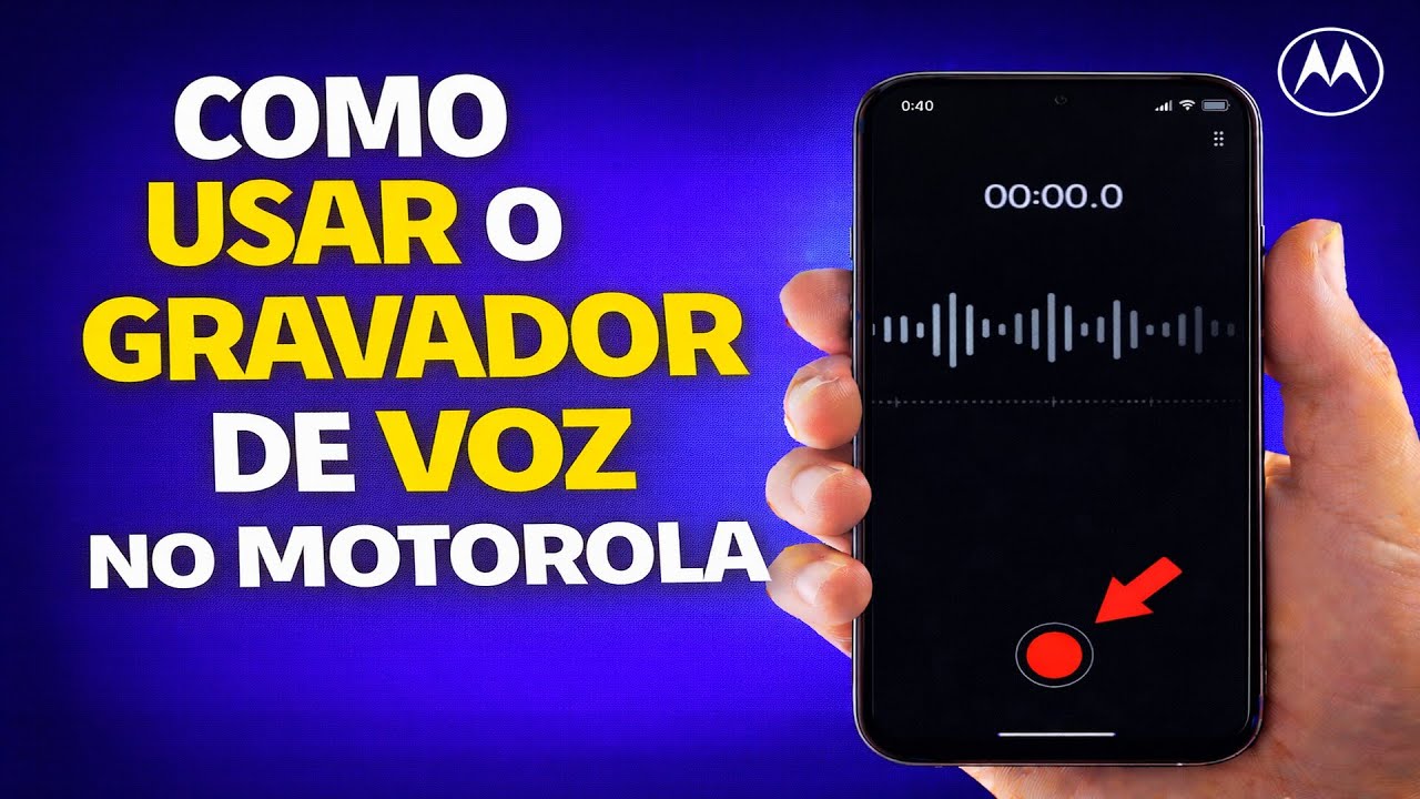 COMO USAR O GRAVADOR DE VOZ NO MOTOROLA