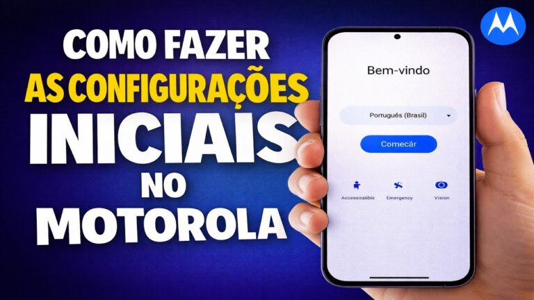 COMO FAZER AS CONFIGURAÇÕES INICIAIS NO MOTOROLA COMO FAZER AS CONFIGURAÇÕES INICIAIS NO MOTOROLA