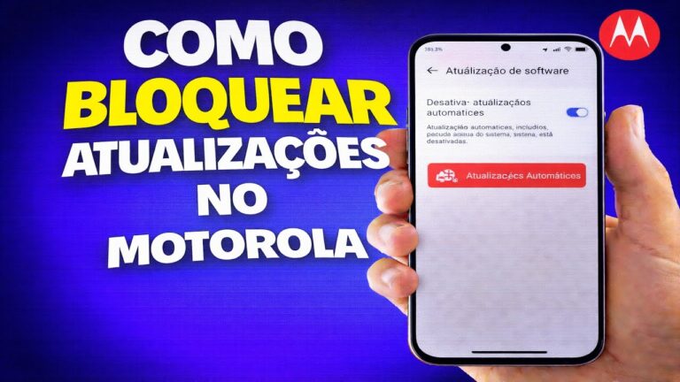 COMO BLOQUEAR ATUALIZAÇÕES NO MOTOROLA