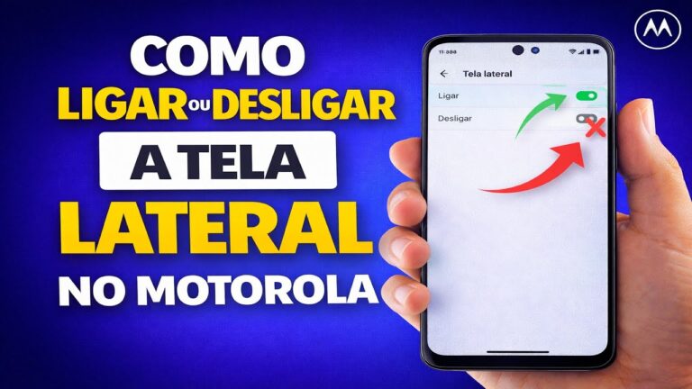 COMO LIGAR OU DESLIGAR A TELA LATERAL NO MOTOROLA
