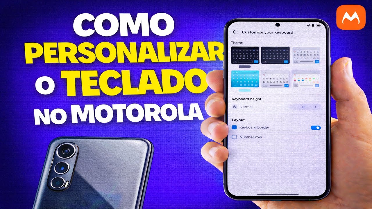 COMO PERSONALIZAR O TECLADO NO MOTOROLA COMO PERSONALIZAR O TECLADO NO MOTOROLA