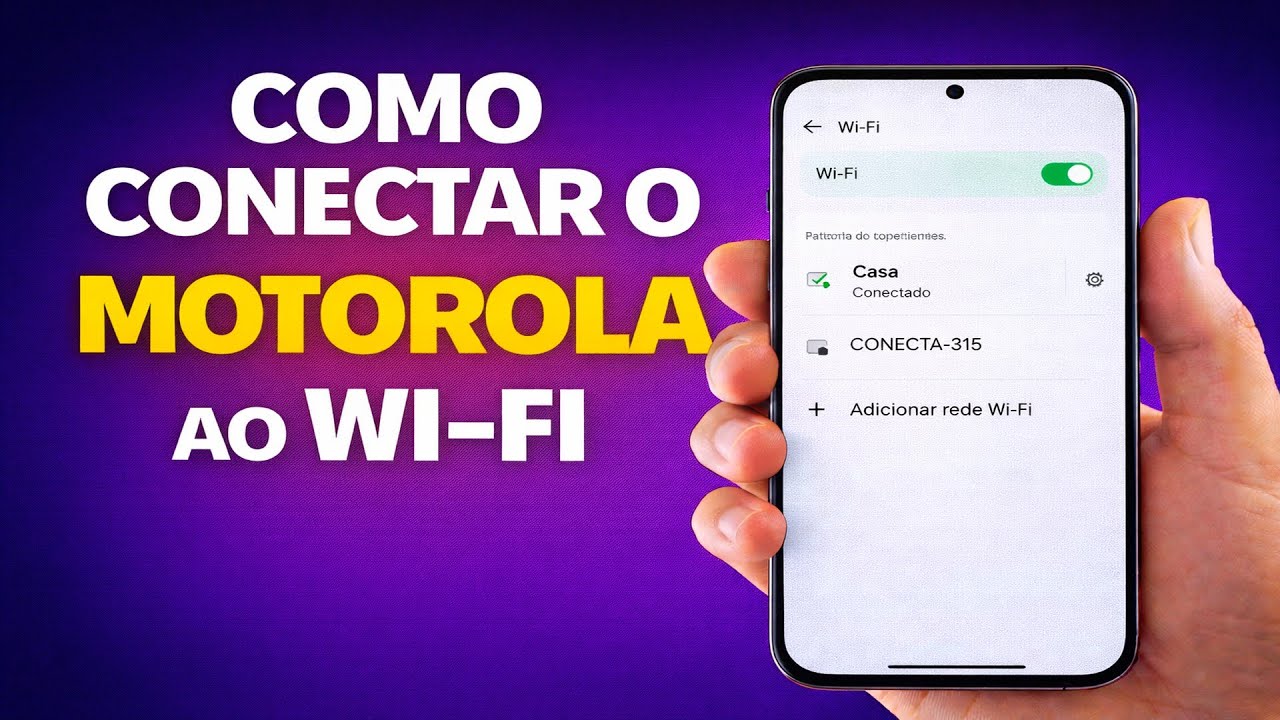 COMO CONECTAR O MOTOROLA AO WI‑FI COMO CONECTAR O MOTOROLA AO WI‑FI