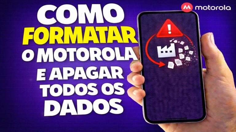 COMO FORMATAR O MOTOROLA E APAGAR TODOS OS DADOS