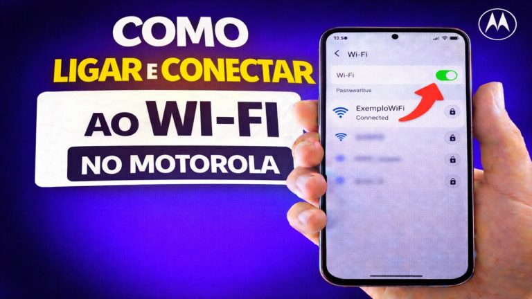COMO LIGAR E CONECTAR AO WI‑FI NO MOTOROLA