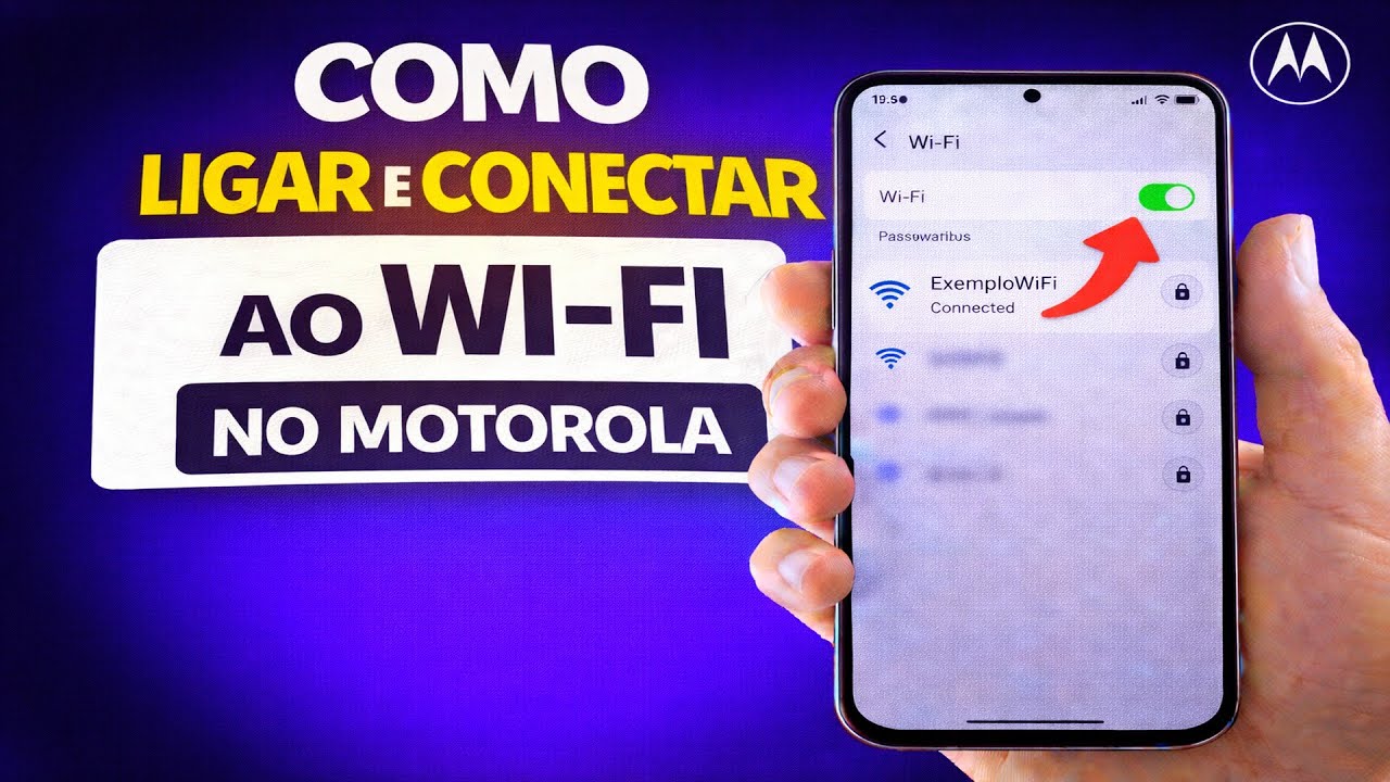 COMO LIGAR E CONECTAR AO WI‑FI NO MOTOROLA COMO LIGAR E CONECTAR AO WI‑FI NO MOTOROLA