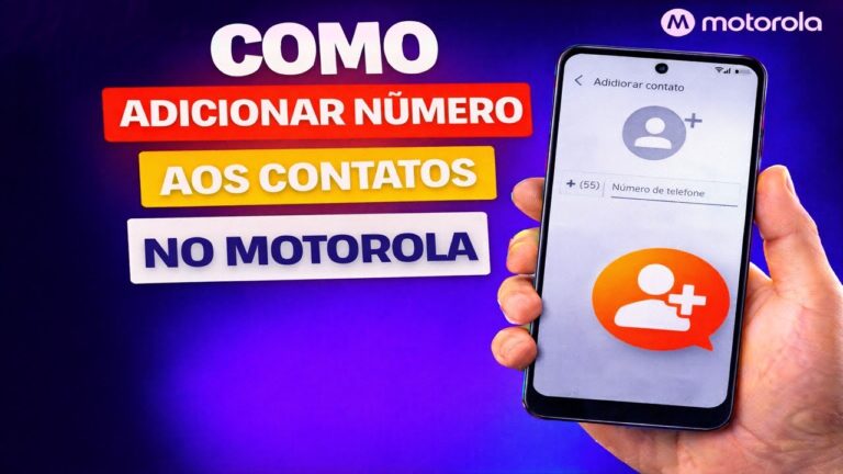 COMO ADICIONAR NÚMERO AOS CONTATOS NO MOTOROLA