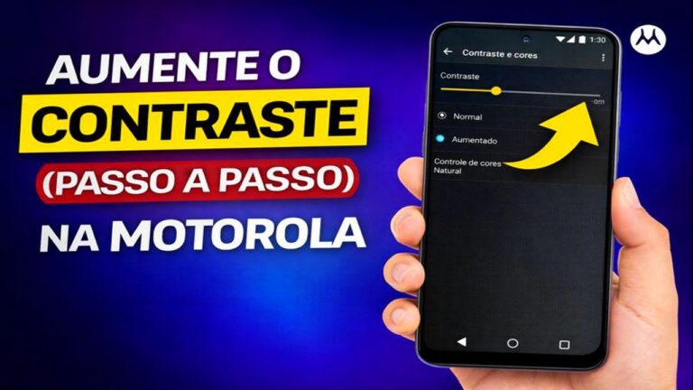 AUMENTE O CONTRASTE DA TELA NO MOTOROLA (PASSO A PASSO)