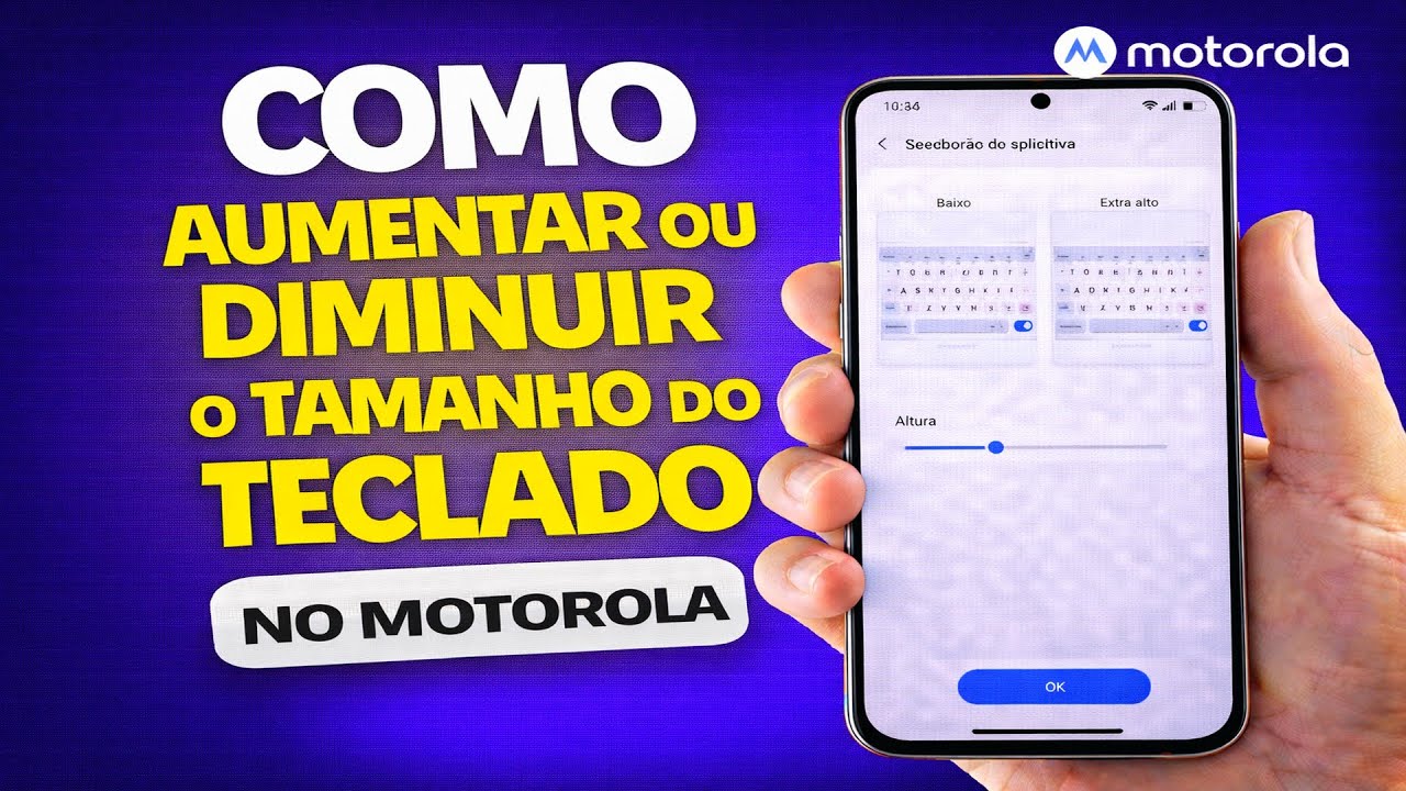 COMO AUMENTAR OU DIMINUIR O TAMANHO DO TECLADO NO MOTOROLA