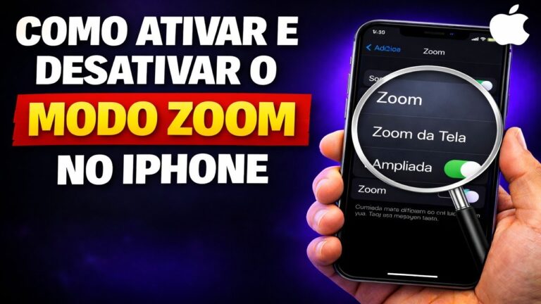 COMO ATIVAR E DESATIVAR O MODO ZOOM NO IPHONE