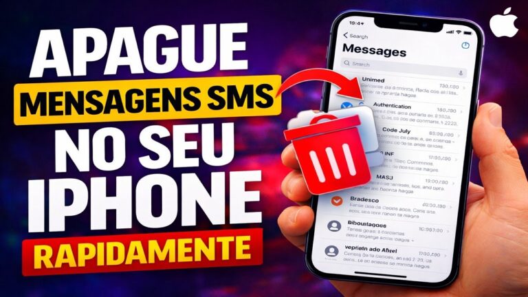APAGUE MENSAGENS SMS NO SEU IPHONE RAPIDAMENTE