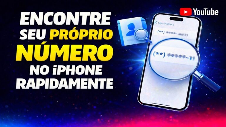 ENCONTRE SEU PRÓPRIO NÚMERO NO IPHONE RAPIDAMENTE