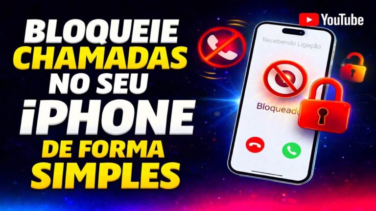 BLOQUEIE CHAMADAS NO SEU IPHONE DE FORMA SIMPLES