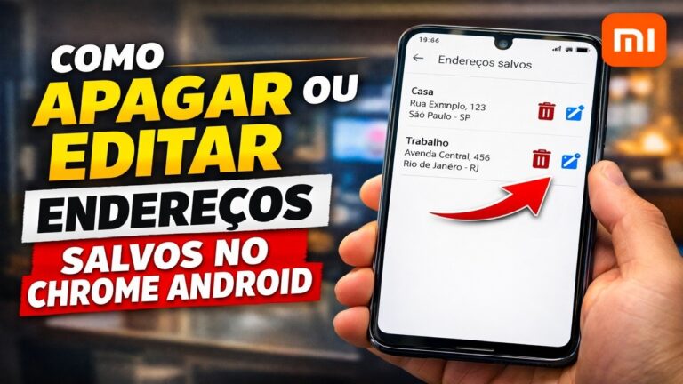 COMO APAGAR OU EDITAR ENDEREÇOS SALVOS NO CHROME ANDROID