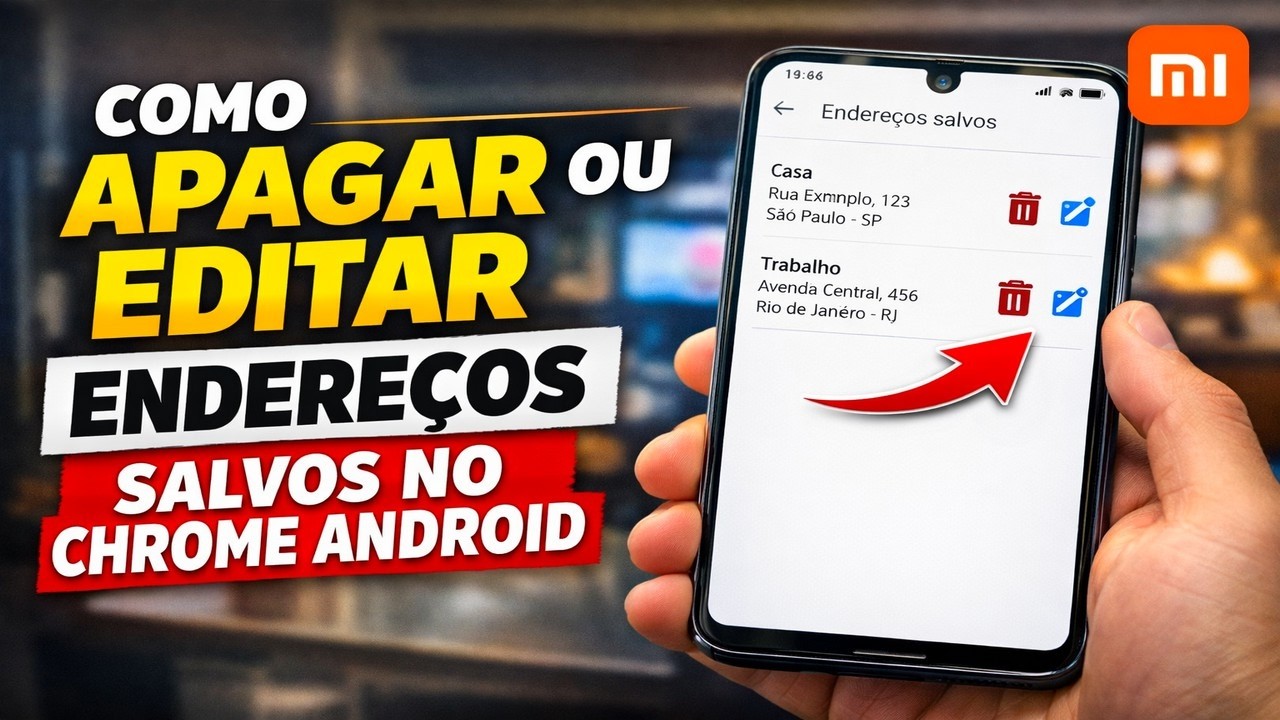 COMO APAGAR OU EDITAR ENDEREÇOS SALVOS NO CHROME ANDROID
