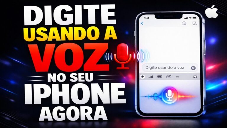 DIGITE USANDO A VOZ NO SEU IPHONE AGORA