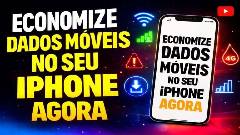 ECONOMIZE DADOS MÓVEIS NO SEU IPHONE AGORA