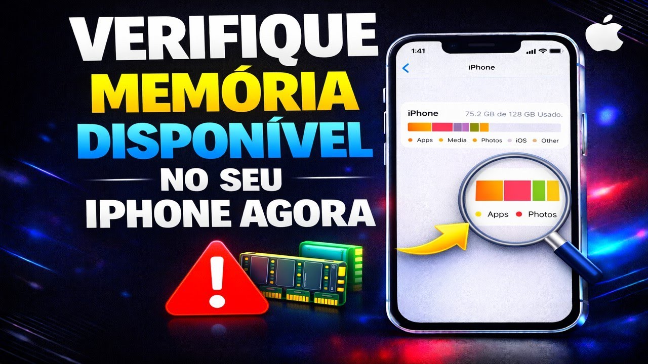 VERIFIQUE A MEMÓRIA DISPONÍVEL NO SEU IPHONE AGORA VERIFIQUE A MEMÓRIA DISPONÍVEL NO SEU IPHONE AGORA