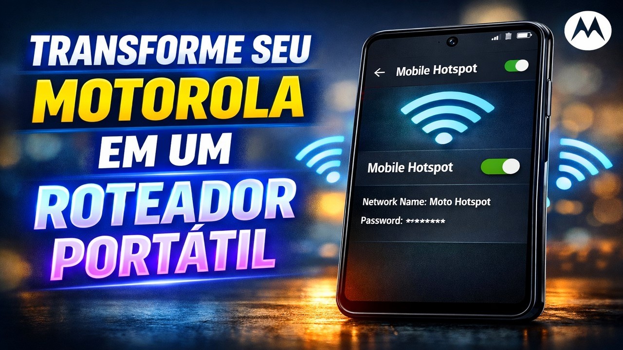 TRANSFORME SEU MOTOROLA EM UM ROTEADOR PORTÁTIL